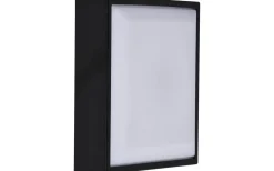Oliver Vägglampa/Plafond 17,5cm 2700K 600lm 9W Svart IP54