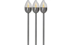 Solcellslampor Stig & Mark|Visa Alla Solcellslampor<Star Trading Olympus Solcellslampa 3-pack 40cm Rostfritt Stål