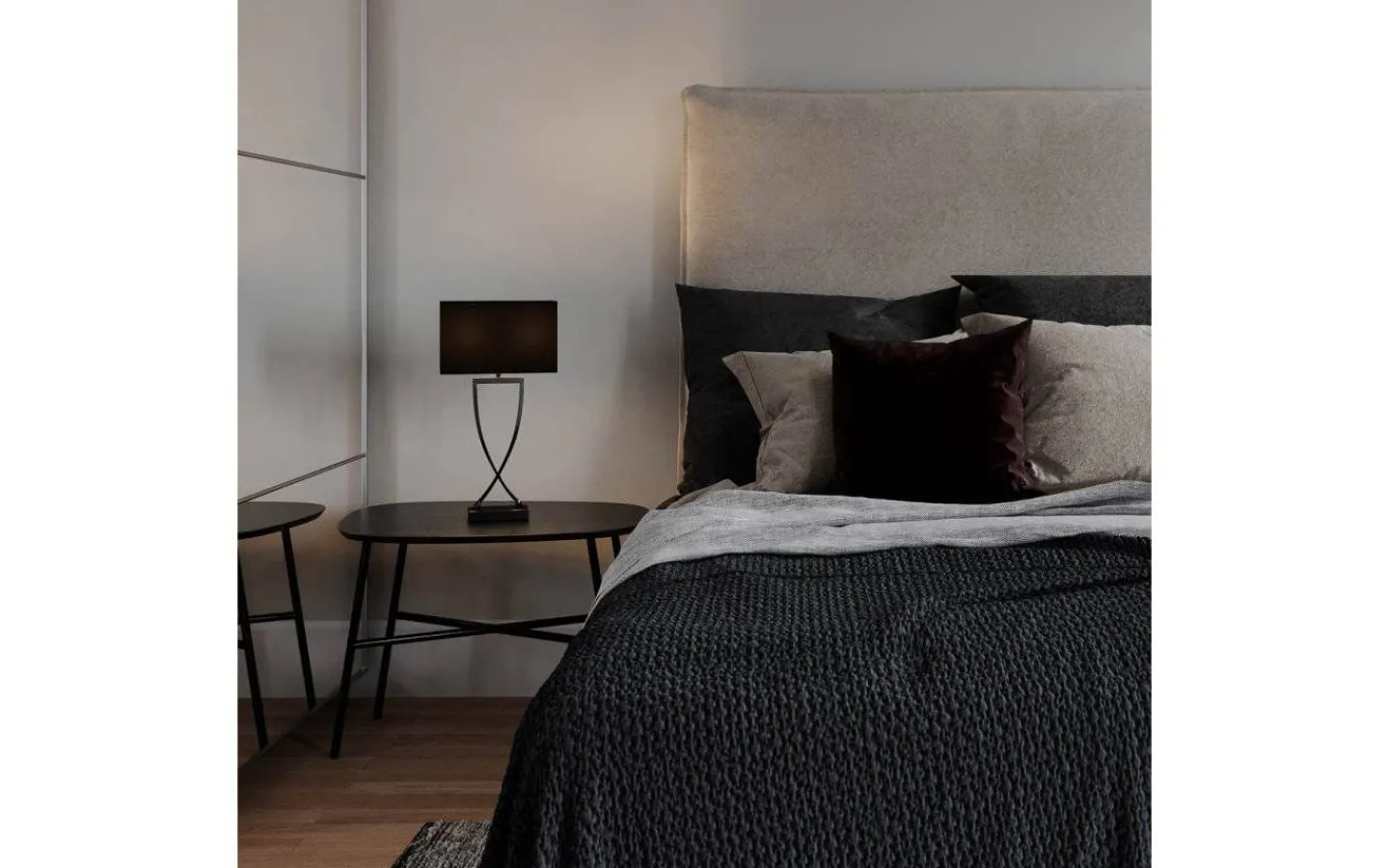 Vardagsrum|Sovrum<By Rydens Omega Bordslampa 52cm Svartkrom