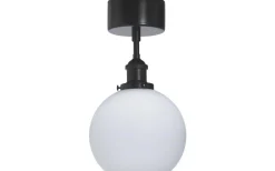 Omega Plafond 20cm Svart/Opal