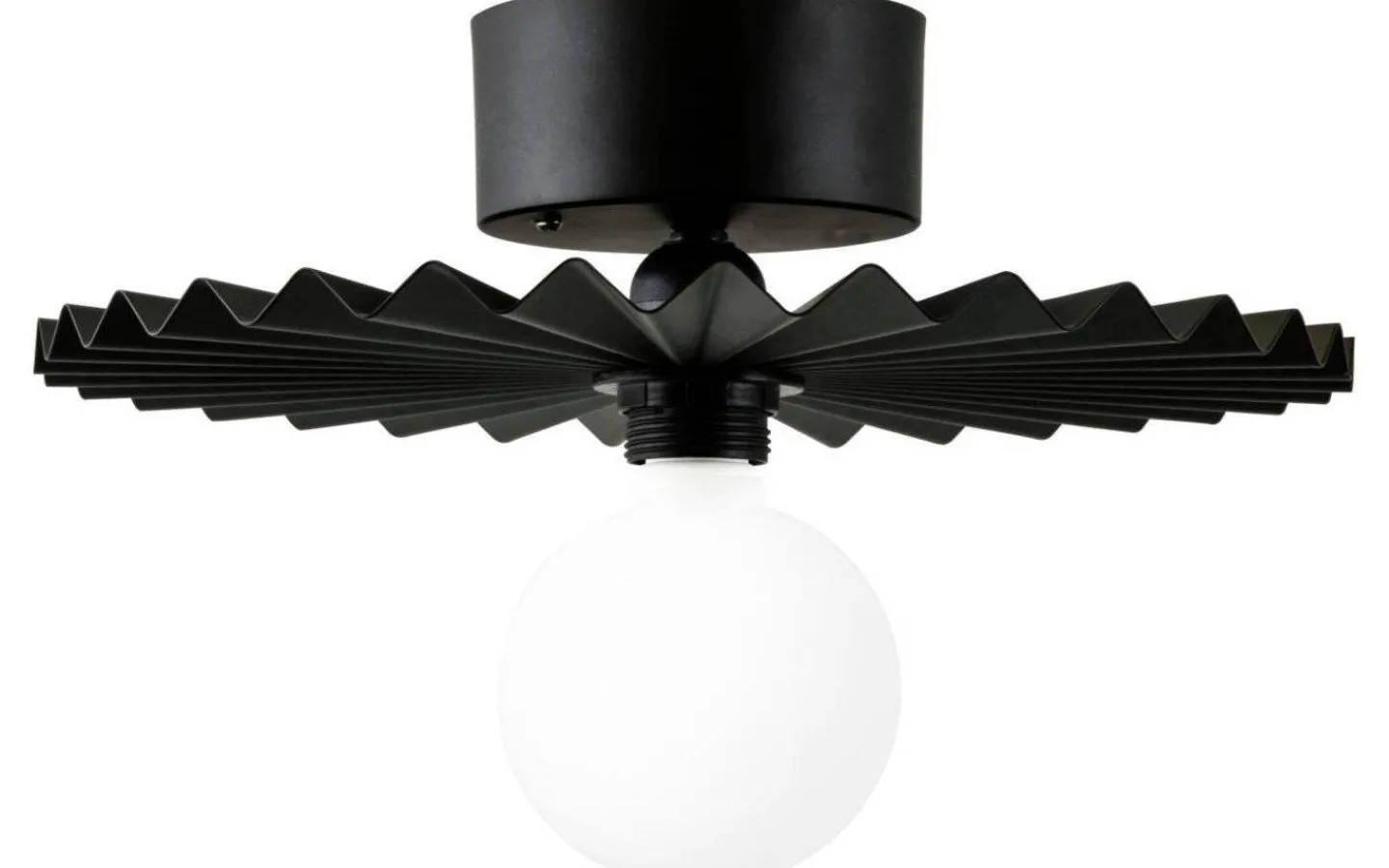 Lampetter|Plafonder<Globen Lighting Omega Plafond/Vägglampa 35cm Svart