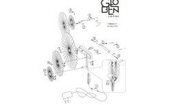 Globen Lighting Omega Vägglampa 70cm 4,18W 3000K Mud* Lampetter