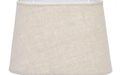 PR Home Omera Oval Lampskärm 27cm Lin Natur* Ovala Lampskärmar