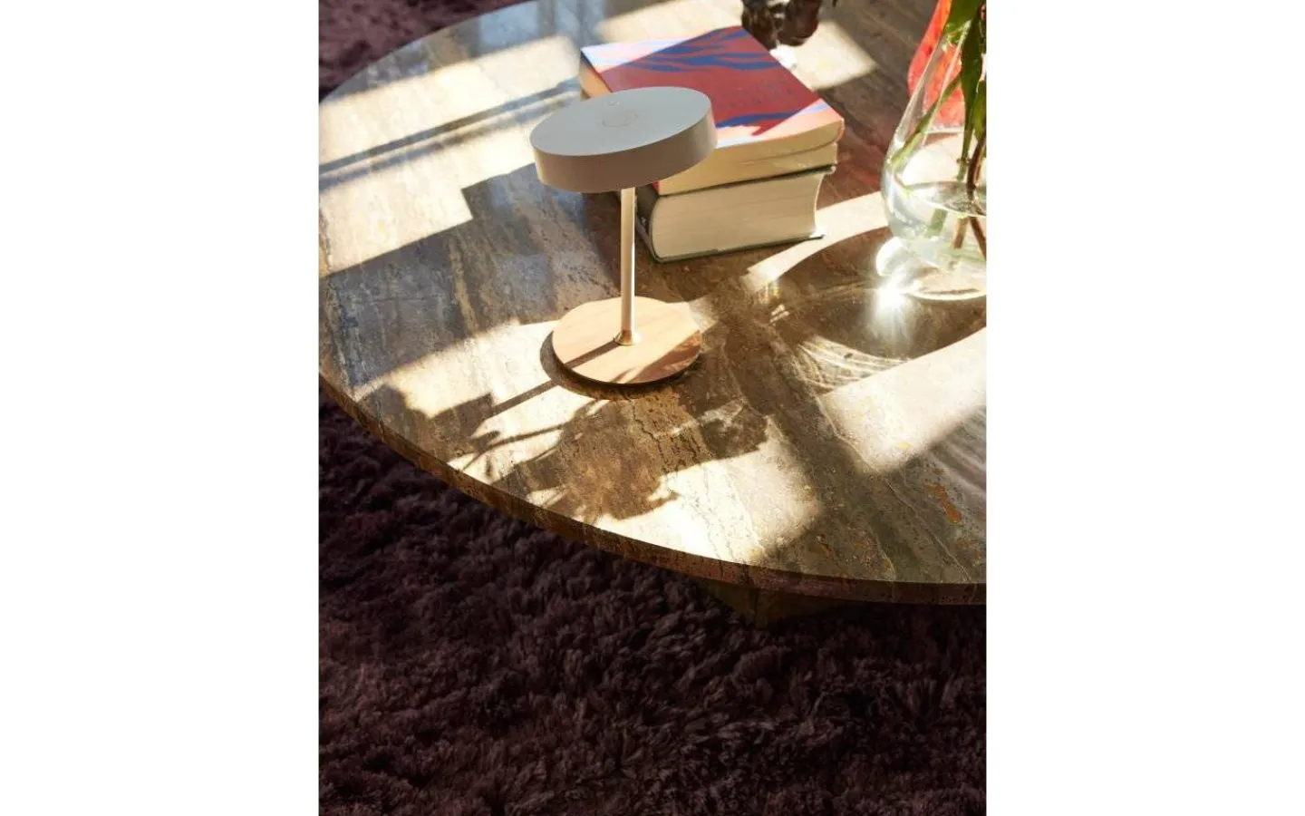 Uppladdningsbara Lampor Inomhus|Bordslampor<Halo Design On The Move Uppladdningsbar Bordslampa LED 3-Steg DIM Vit