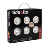 Hidealite Optic S Quick ISO 6-pack Spotlight Dim to Warm 4,5W Vit IP44* 230V Led Spotlights