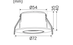 230V Led Spotlights<Hidealite Optic S Quick ISO 6-pack Spotlight 3000K 4,5W Vit IP44