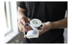 230V Led Spotlights<Hidealite Optic S Quick ISO Spotlight Dim to Warm 4,5W Vit IP44