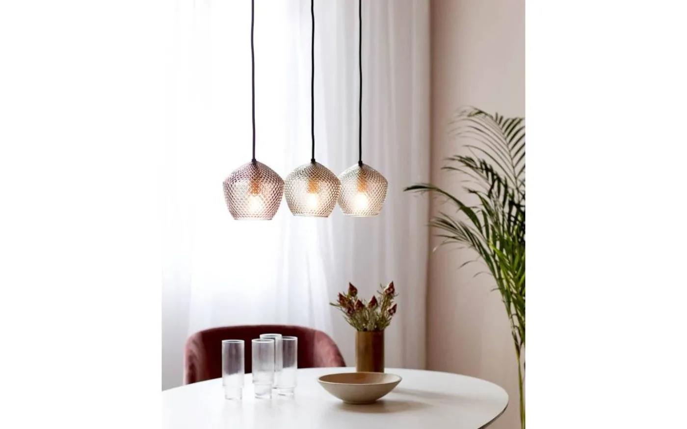 Orbiform Taklampa 71cm Rök