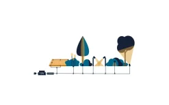 Orbit Pollare 35cm Antracit LED 3000K 240lm 6W Lightson