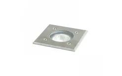 Rendl Orbu Sq Markspotlight GU10 Rostfritt Stål IP67* Markbelysning