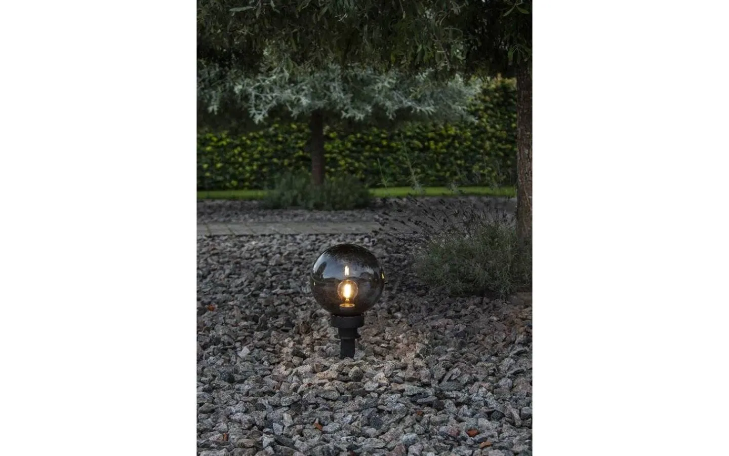 Star Trading Orby Trädgårdsklot 24cm Rök* Utomhusdekorationer|Markbelysning