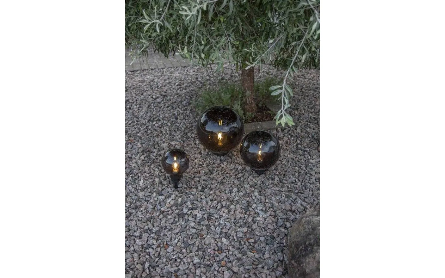 Star Trading Orby Trädgårdsklot 24cm Rök* Utomhusdekorationer|Markbelysning