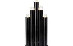 Markslojd Organo Adventsljusstake 5L 30cm Svart* Visa Alla Adventsljusstakar|Adventsljusstakar 0-30 Cm