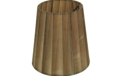 Oriva Organza Lampskärm Ø17cm Nougat* Enfärgade Runda Lampskärmar