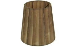 Oriva Organza Lampskärm Ø14,5cm Nougat* Enfärgade Runda Lampskärmar