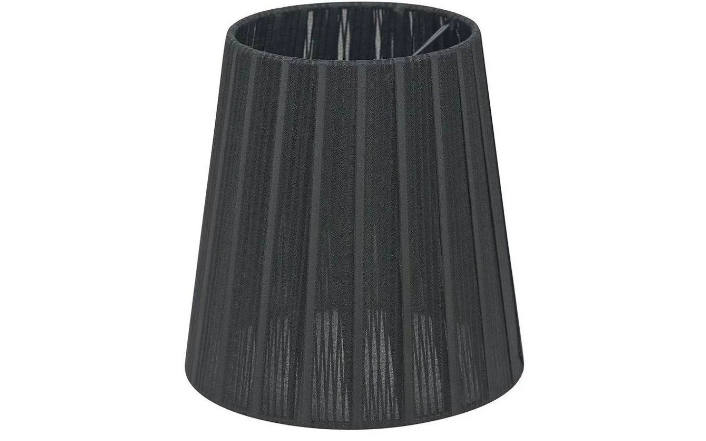 Oriva Organza Lampskärm Ø17cm Svart* Enfärgade Runda Lampskärmar