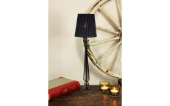 Oriva Organza Lampskärm Ø17cm Svart* Enfärgade Runda Lampskärmar