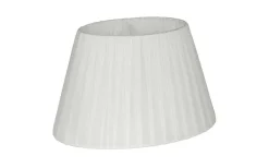 Oriva Organza Lampskärm Oval 22cm Vit* Ovala Lampskärmar