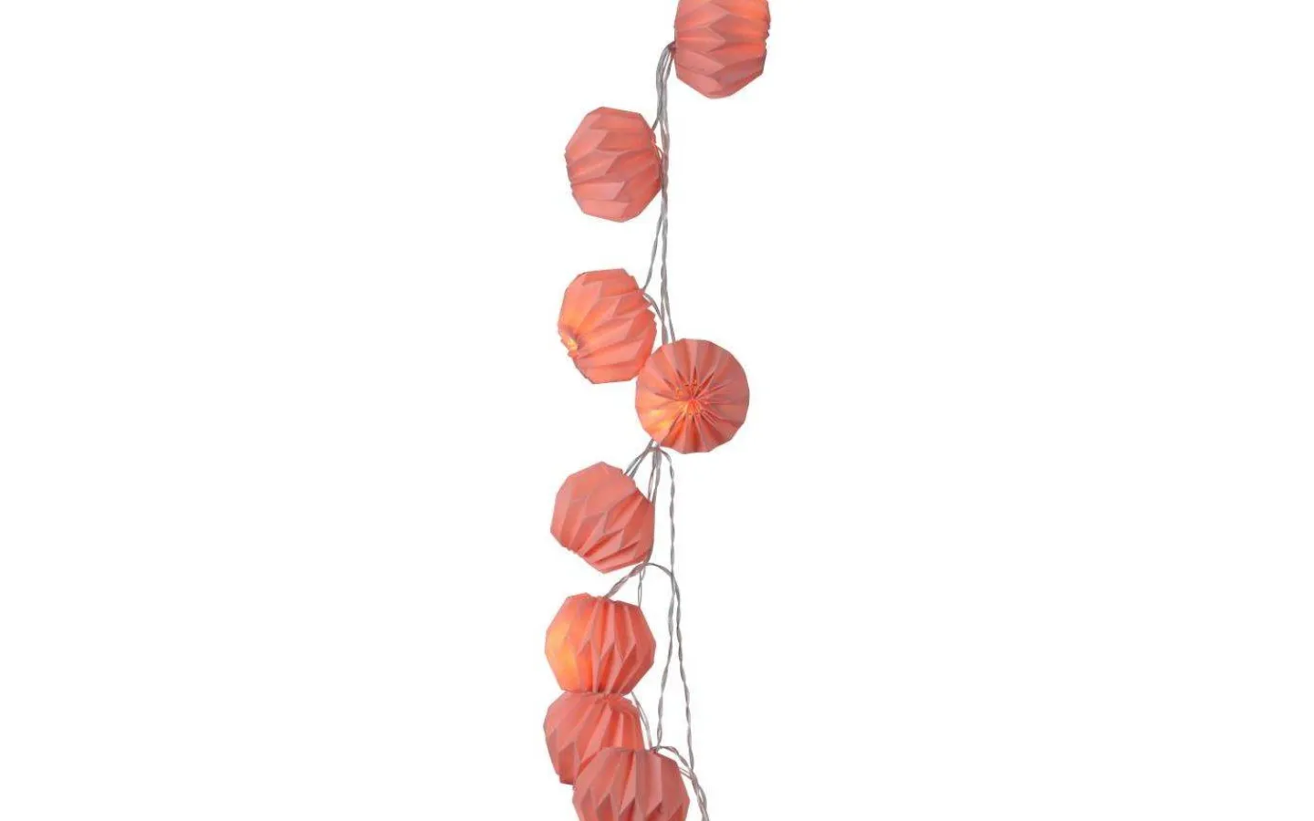 Batterislingor Inomhus<Star Trading Origam Rosa Batteridriven Ljusslinga LED