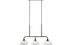 Ossett Taklampa 80cm Opal/Brons