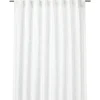 Svanefors Otila Gardin 2-pack Vit 2x125x250cm* Enfärgade Gardiner