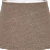 PR Home Oval Lampskärm 42cm Lin Mocka* Ovala Lampskärmar