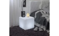 Oval Uppladdningsbar Nattlampa LED RGB+W 11cm