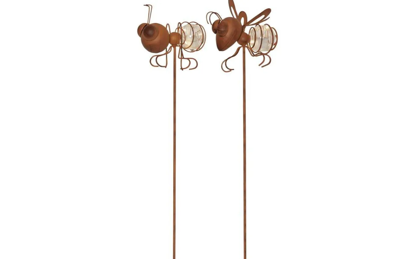 Star Trading Oxida Solcellsdriven Myra + Fluga 51cm Rostbrun* Solcellslampor Dekoration|Visa Alla Solcellslampor