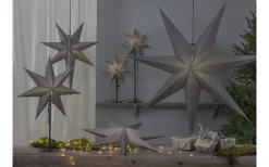 Visa Alla Julstjärnor|Julstjärnor Med Sladd<Star Trading Ozen Adventsstjärna Grå 65cm