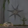 Ozen Adventsstjärna Grå 100cm