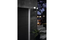 Led Strålkastare<Eglo Pagino Strålkastare med Sensor LED 2x6W 5000K Svart IP44