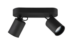 Trio Lighting Pago Spotlight 2-delad GU10 mattsvart* Takspot Med 2 Lampor