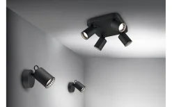 Trio Lighting Pago Spotlight GU10 mattsvart* Läslampor