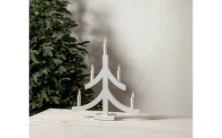 Visa Alla Adventsljusstakar|Adventsljusstakar 31-60 Cm<Star Trading Pagod Adventsljusstake 48cm Vit