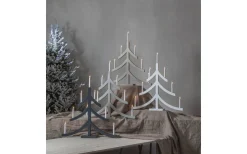 Visa Alla Adventsljusstakar|Adventsljusstakar 61-120 Cm<Star Trading Pagod Adventsljusstake 79cm Vit