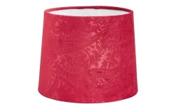 Mönstrade Lampskärmar<Oriva Paisley Lampskärm Ø20cm Sammet Vinröd