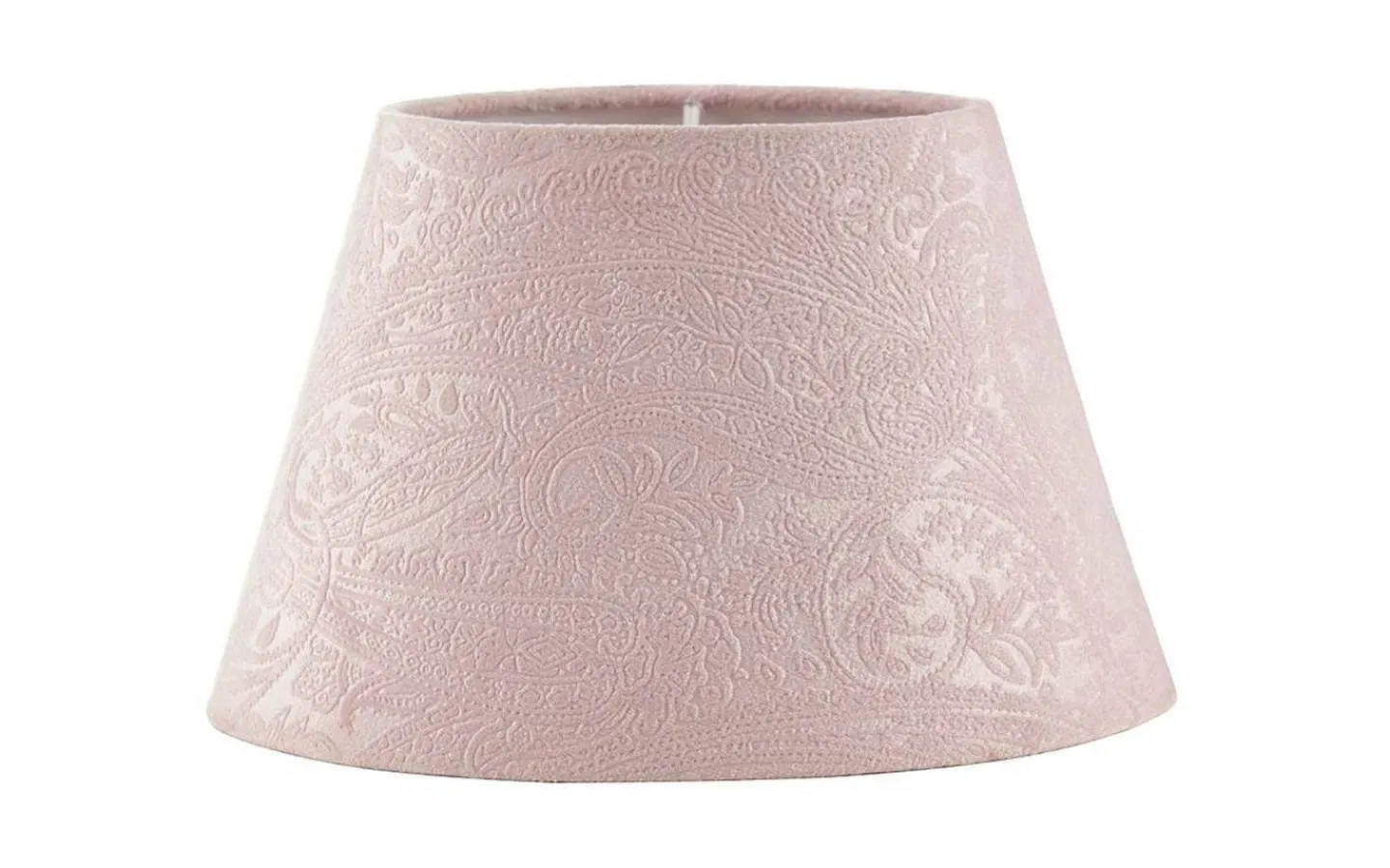 Mönstrade Lampskärmar<Oriva Paisley Lampskärm Ø22cm Sammet Rosa