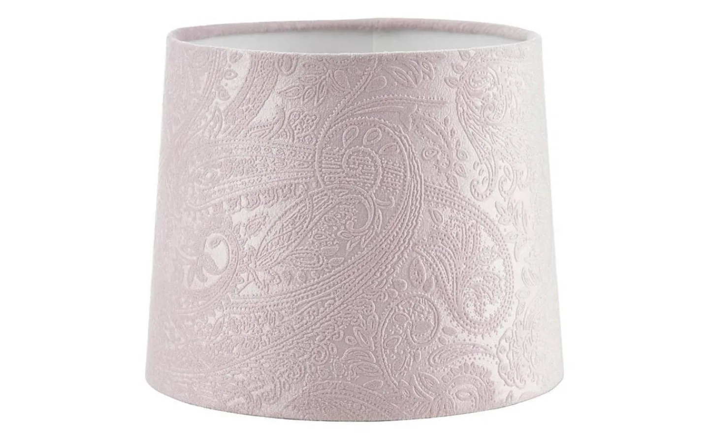 Oriva Paisley Lampskärm Ø16cm Sammet Rosa* Mönstrade Lampskärmar