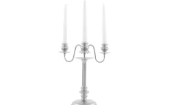 Ljushållare<Karlskrona Lampfabrik Palander - Trearmad / Förnicklad