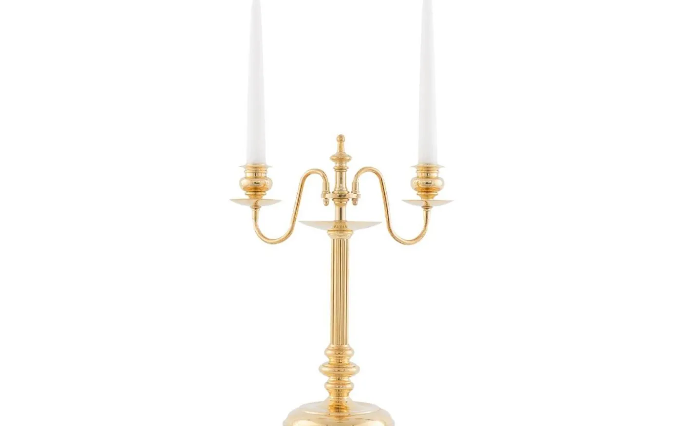 Palander - Tvåarmad / Mässing