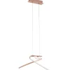 Stora Taklampor Ø70-150 Cm<Eglo Palozza Taklampa 71cm LED 3000K 19W Roséguld