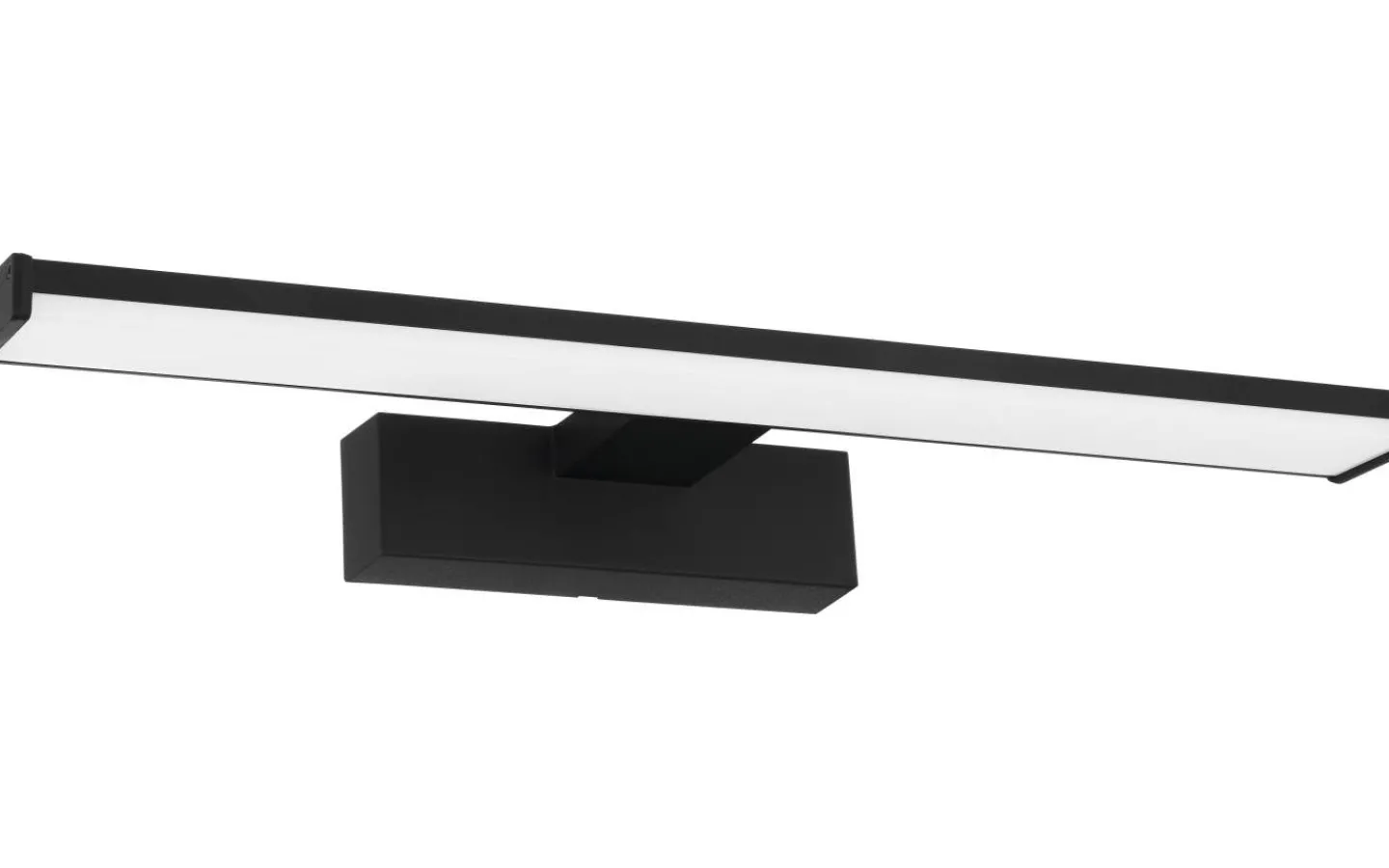 Badrumslampor Vägg<Eglo Pandella 1 Spegelbelysning 40cm LED 4000K 7,4W Svart IP44