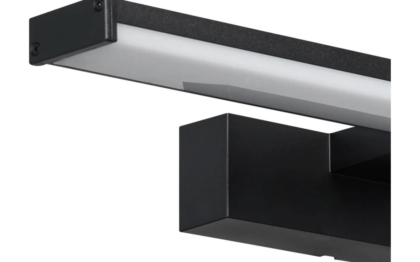 Badrumslampor Vägg<Eglo Pandella 1 Spegelbelysning 40cm LED 4000K 7,4W Svart IP44