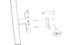 Badrumslampor Vägg<Eglo Pandella 1 Spegelbelysning 60cm 4000K 7,4W Svart IP44