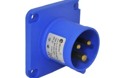 Cee,Skarvkabel,Central,Dimmrar<Malmbergs Panelintag, Infällt, Rakt, 32A, 2P+J, 230V, 6h, IP44 (70x70)