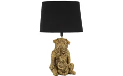 Mauro Ferretti Paolo Bordslampa Hundar 43,8cm Guld/Svart* Bordslampor