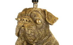 Mauro Ferretti Paolo Bordslampa Hundar 43,8cm Guld/Svart* Bordslampor