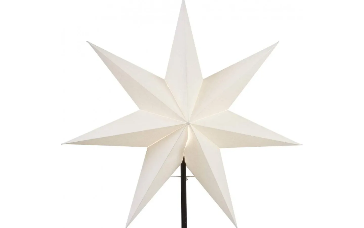 Visa Alla Julstjärnor|Julstjärnor Utan Sladd<Star Trading Pappersstjärna Frozen 54 cm Vit