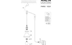 Aneta Paris Fönsterlampa 15cm Beige* Fönsterlampor