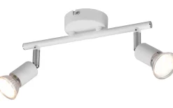Takspot Med 2 Lampor<Reality Paris Spotlight 2-delad GU10 mattvit